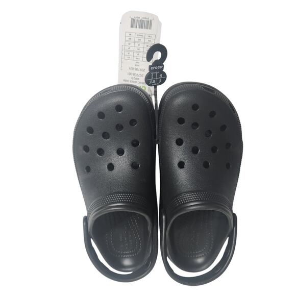 Crocs Classic Clogs Cutie Black Big Kid size J5 / 5 NWT - Picture 1 of 8